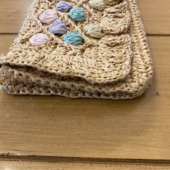 Clutch Straw Bag BTB Mini Cheri New Clutch Summer Bag - Picture 4 of 9